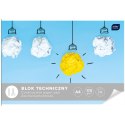 Blok techniczny A4 biały 170g 10k Interdruk (BLT) Interdruk