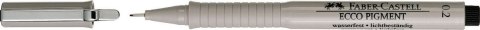 Cienkopis kreślarski Faber Castell Ecco Pigment, czarny 0,2mm 1kol. (FC166299) Faber Castell