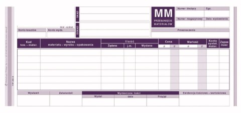 Druk samokopiujący S wiel. 1/3 A4 80k. Michalczyk i Prokop (355-8) Michalczyk i Prokop