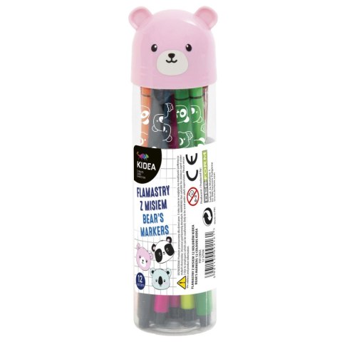 Flamaster Kidea 12 kol. Derform (FM12KKA) Derform