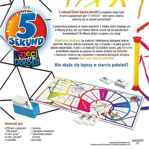 Gra zręcznościowa 5 Sekund Dzieci kontra dorośli Trefl (02120) Trefl