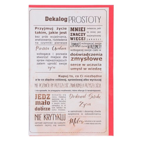 Kartka składana [mm:] 135x210 Ab Card (ab tekstowe) Ab Card