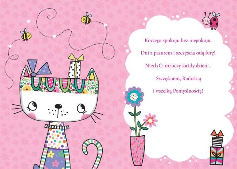 Kartka składana KOT-WIOSNA A5 Henry (5907465663052) Henry