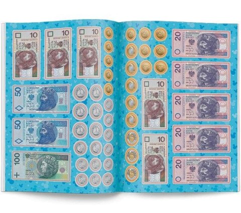 Książka dla dzieci Disney Uczy. Monety i banknoty. Miki Ameet (UPZ 9303) Ameet