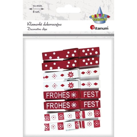 Ozdoba drewniana Craft-Fun Series klamerki Titanum (92751) Titanum