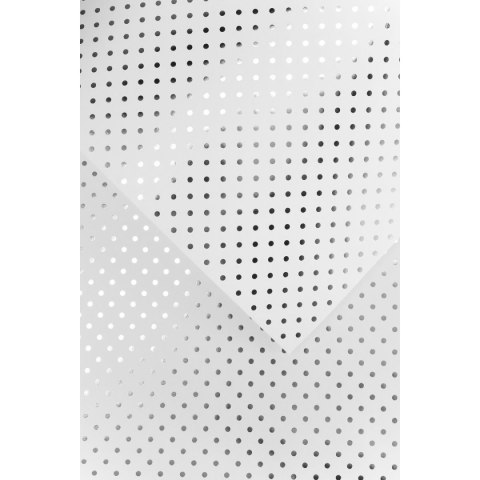 Papier ozdobny (wizytówkowy) A4 metaliczne kropki srebrny srebrny 200g Galeria Papieru (208933) Galeria Papieru