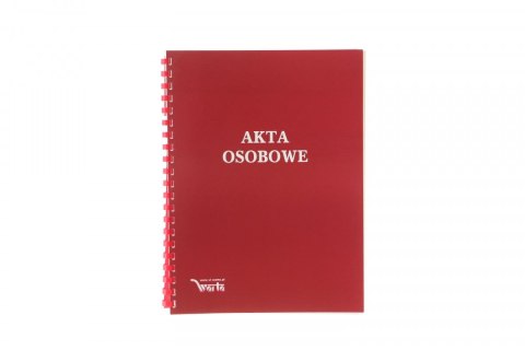 Teczka do akt osobowych Warta ABCDE niezadrukowana A4 (1824-339-092) Warta