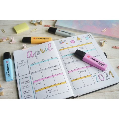 Zakreślacz wkład mix 2,0-5,0mm Stabilo (70/4-4) Stabilo