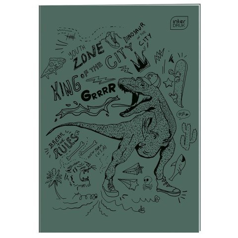 Zeszyt A4 32k. 70g krata kolorowa Interdruk (ZEA432K#) Interdruk