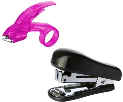 Zszywacz zestaw czarny 8k (93954) Titanum Titanum