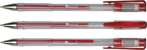 Długopis GA1030 wkład czerwony 0,7mm Titanum (GA1030) Titanum