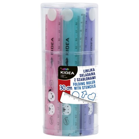 Linijka plastikowa 30cm Kidea (LS30CMSZKA) Kidea
