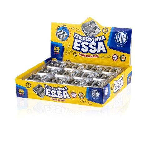 Temperówka ALUMINIOWA Z DWOMA OTWORAMI metaliczny metal Astra (404120001) Astra