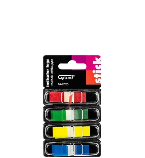 Zakładki indeksujące w podajniku 25k [mm:] 45x12 Grand (150-1479) Grand