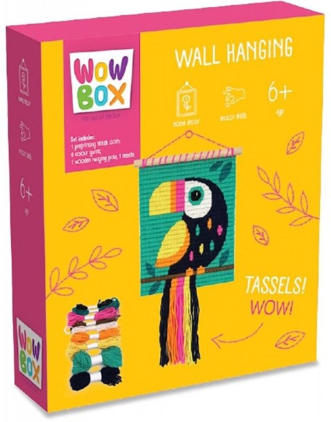 Zestaw kreatywny dla dzieci Wow Box Makrama Tukan Tm Toys (WOW0923) Tm Toys