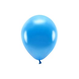 Balon gumowy Partydeco Metalizowane Eco Balloons niebieska 260mm (ECO26M-001) Partydeco