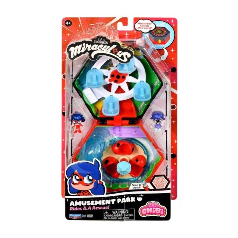 Figurka MIRACULOUS BIEDRONKA I CZARNY KOT Chibi Park Rozrywkowy Orbico Sp. Z O.o. (50553) Orbico Sp. Z O.o.