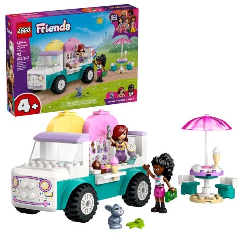 Klocki konstrukcyjne Friends Furgonetka z lodami w mieście Heartlake Lego (42644) Lego