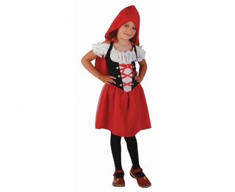 Kostium Słodki Kapturek (sukienka z peleryną i kapturem), rozm.120/130 cm Godan (SL-RG12) Godan