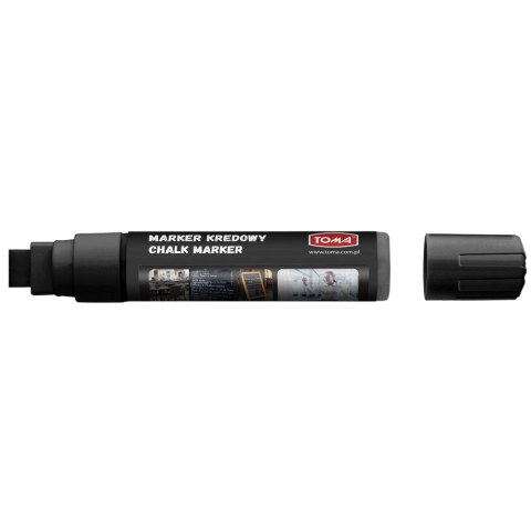 Marker specjalistyczny czarny kredowy wkład czarny gąbka końcówka Toma (To-290) Toma