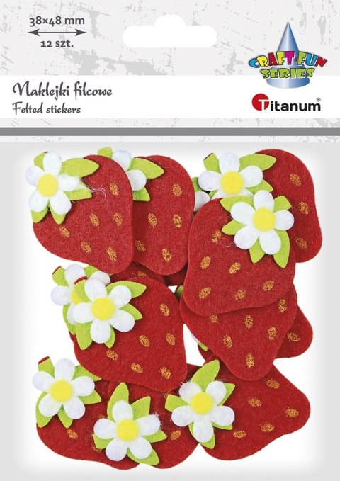 Naklejka (nalepka) Craft-Fun Series filcowa Titanum (4012X) Titanum