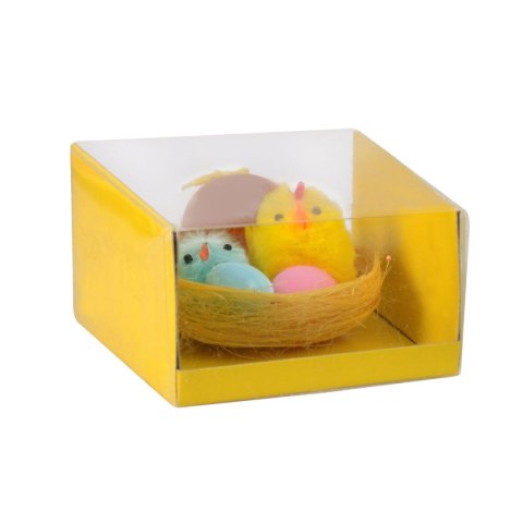 Ozdoba wielkanocna kurczaczek w koszyku Arpex (YX1853) Arpex