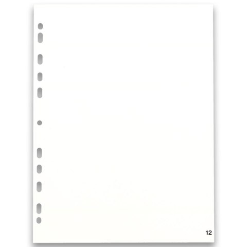 Przekładka numeryczna A4 mix 12k 1-12 [mm:] 225x300 Oxford (100204769) Oxford
