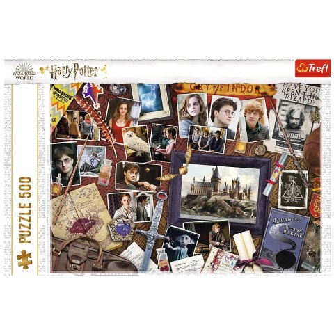Puzzle Pamiątki z Hogwartu 500 el. Trefl (37400) Trefl