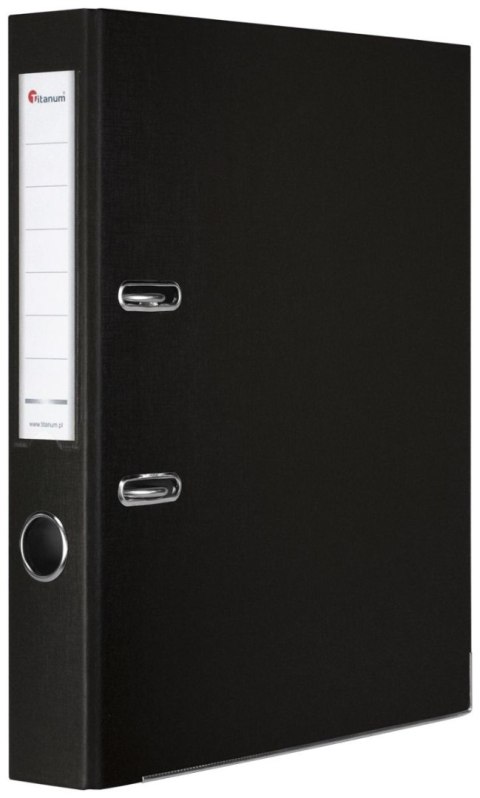 Segregator dźwigniowy A4 50mm czarny Titanum (02) Titanum