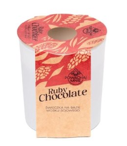 Świeczka ozdobna Pavoncella Powąchaj mnie Ruby Chocolate 130ml (5905711530899) Pavoncella