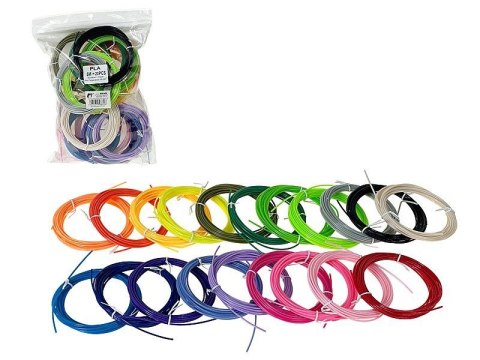 Zestaw kreatywny dla dzieci Wkład do długopisu 3d 5m 20 kolorów Adar (588806) Adar