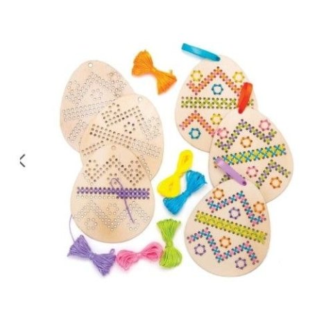 Zestaw kreatywny dla dzieci pisanki z haftem Arpex (WN9449) Arpex