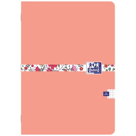 Zeszyt FLORAL A5 32k. 90g krata Oxford (400150841) Oxford