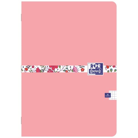Zeszyt FLORAL A5 32k. 90g krata Oxford (400150841) Oxford