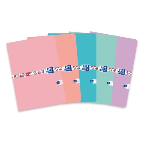 Zeszyt FLORAL A5 32k. 90g krata Oxford (400150841) Oxford