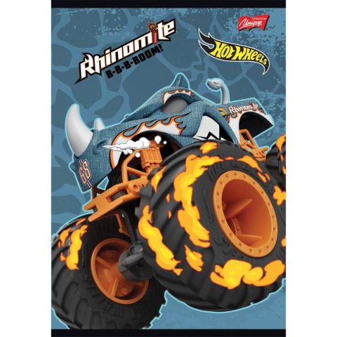 Zeszyt MATTEL HOT WHEELS A5 16k. linia Unipap Unipap