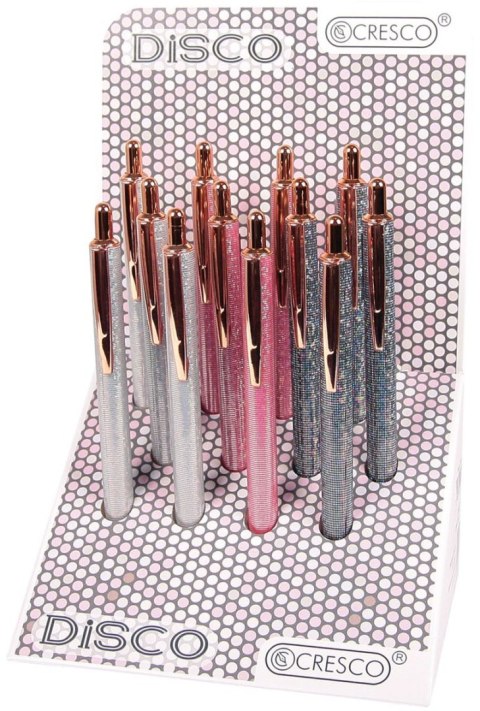 Długopis DISCO wkład niebieski 1,0mm Cresco (750015) Cresco