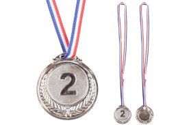 Gadżet Lean srebrny medal cynkowy 6,5cm (20948) Lean