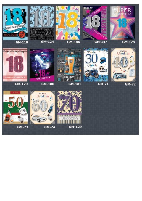 Kartka składana B6 [mm:] 125x176 Armin Style (GM) Armin Style