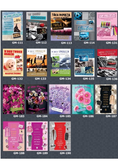 Kartka składana B6 [mm:] 125x176 Armin Style (GM) Armin Style