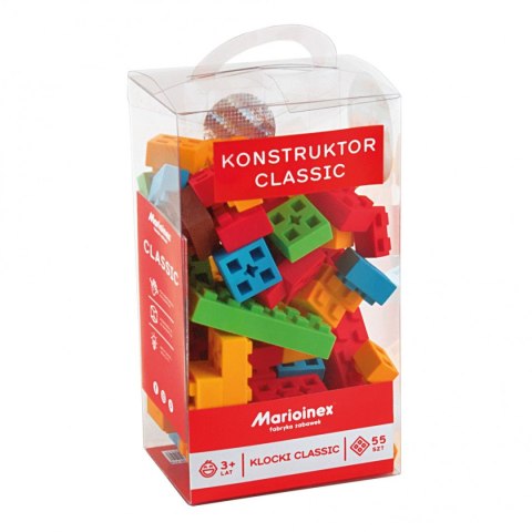 Klocki konstrukcyjne Classic Blocks 55 elementów Marioinex Marioinex