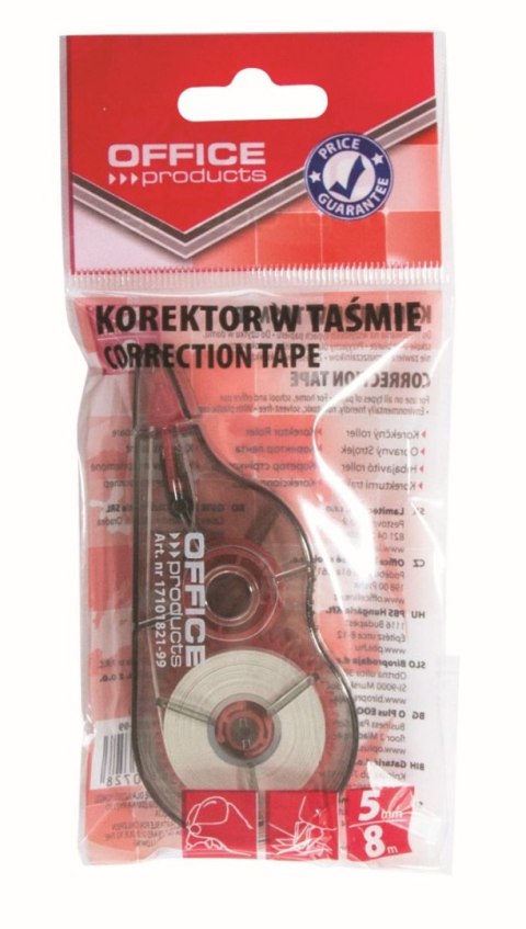 Korektor w taśmie (myszka) 5x8 [mm*m] Office Products (17101821-99) Office Products