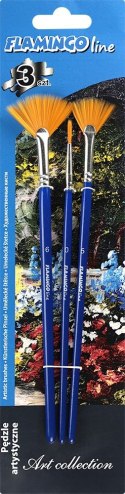 Pędzel Art Collection zestaw 3 szt. nr mix Flamingo Line (PA-11) Flamingo Line