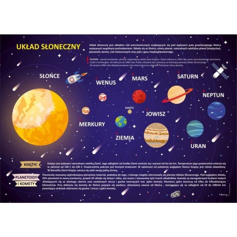 Podkład na biurko układ słoneczny mix PVC PCW Henry (5907465662505) Henry