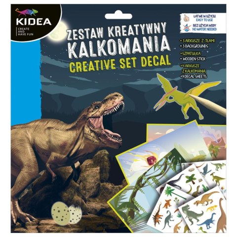 Zestaw kreatywny Dinoaury Kidea (ZKRKAKA) Kidea
