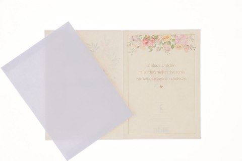 Kartka składana KWIATOWY Nowy A5 Art Nuvo (b6) Art Nuvo