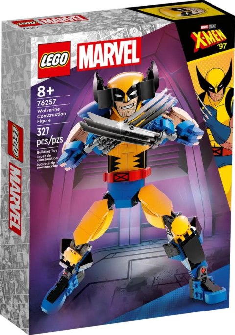 Klocki konstrukcyjne Lego Marvel Figurka Wolverine'a do zbudowania (76257) Lego