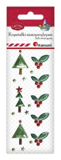Kryształki Craft-Fun Series xmass 8 sztuk czerwono-zielony Titanum (23mH03203) Titanum