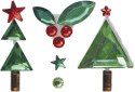 Kryształki Craft-Fun Series xmass 8 sztuk czerwono-zielony Titanum (23mH03203) Titanum