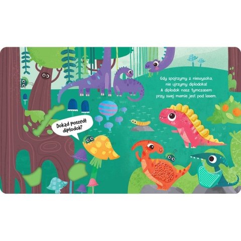 Książeczka edukacyjna Sensoryczna Dinusie i mamusie poznaj i dotknij Aksjomat Aksjomat